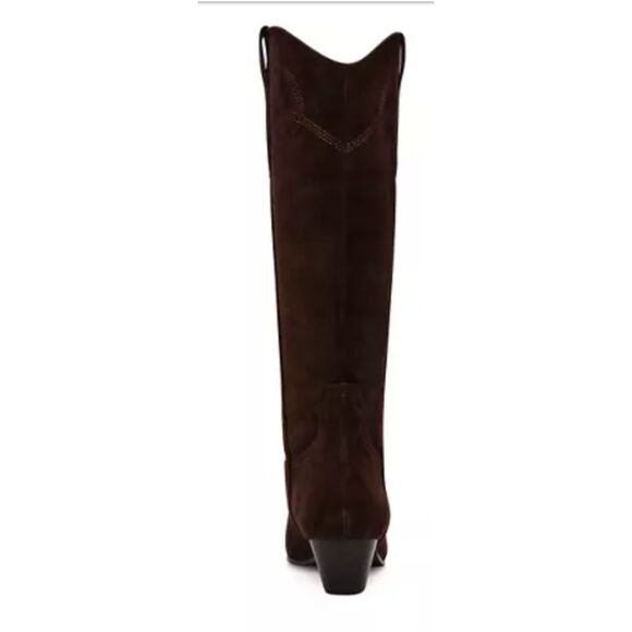 Steve Madden Dollie Boots Brown Suede Knee High Size 8 - Picture 2 of 3